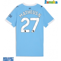 Manchester City Matheus Nunes #27 Domaci Dres za Ženska 2025-26 Kratak Rukav